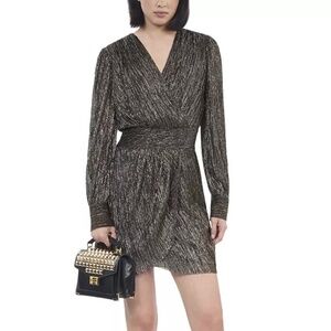 NWT | The Kooples | Metallic Tulip Skirt Mini Dress